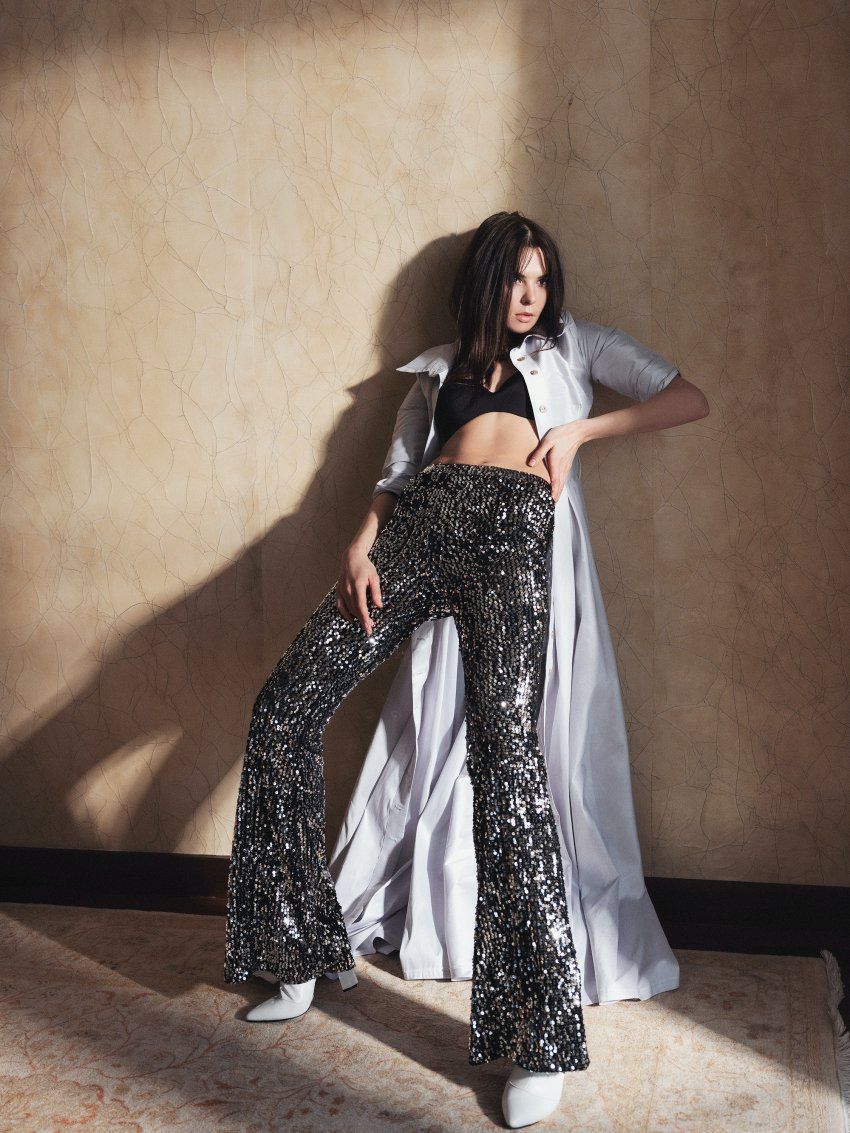 Pantalón brillos